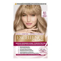 L'Oréal Paris Excellence Crème Verzorgende Crèmekleuring 8.1 Licht Asblond