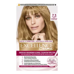 L'Oréal Paris Excellence Crème Verzorgende Crèmekleuring 7.3 Goudblond