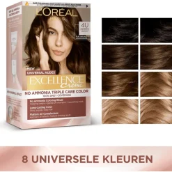 L'Oréal Paris Excellence Universal Nudes Permanente Haarverf 8U Lichtblond