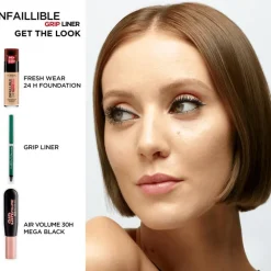 L'Oréal Paris Infaillible 36H Grip Gel Automatic Waterproof Eyeliner Intens Zwart 5 GR