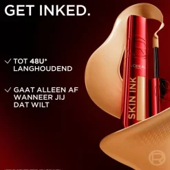 L'Oréal Paris Infaillible Skin Ink Medium Warm 375 Foundation en Concealer in 1