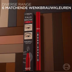 L'Oréal Paris Infallible Faux Brow Granite Wenkbrauwpotlood
