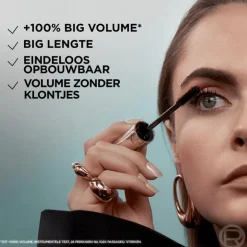 L'Oréal Paris Lash Paradise Big Deal Mascara Waterproof Zwart