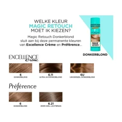 L'Oréal Paris Magic Retouch Camouflerende Uitgroeispray Donkerblond 75 ML