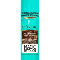 L'Oréal Paris Magic Retouch Camouflerende Uitgroeispray Middenbruin 75 ML