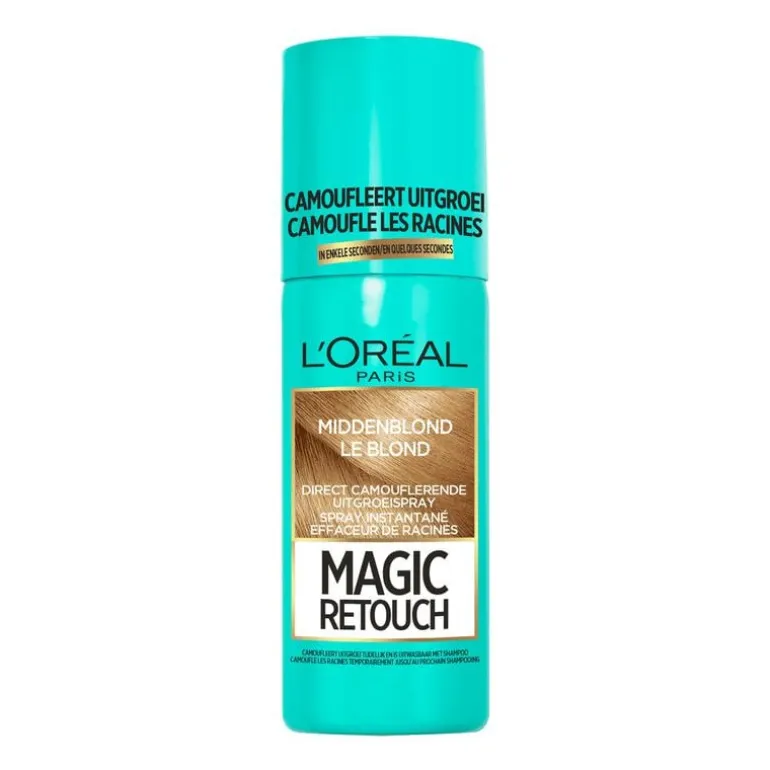 L'Oréal Paris Magic Retouch Camouflerende Uitgroeispray Middenblond 75 ML