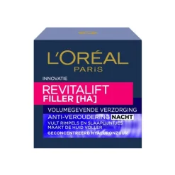 L'Oréal Paris Revitalift Filler Hyaluronzuur Anti-Rimpel Nachtcrème 50 ML