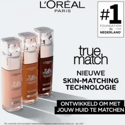 L'Oréal Paris True Match Foundation 7.W Golden Amber SPF16