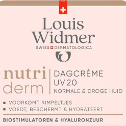 Louis Widmer Nutriderm Dagcrème UV SPF 20 Licht Geparfumeerd 50 ML