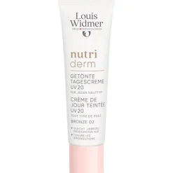 Louis Widmer Nutriderm Getinte Dagcrème UV SPF20 Bronze 02 Zonder Parfum 30 ML