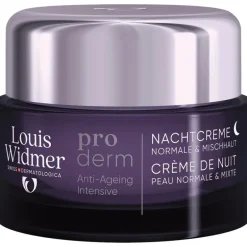 Louis Widmer Proderm Nachtcrème Zonder Parfum 50 ML