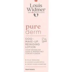 Louis Widmer Purederm Make-up Reiniging Lotion Zonder Parfum 100 ML