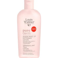 Louis Widmer Purederm Oogmake-Up Reiniging Lotion Zonder Parfum 150 ML