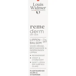 Louis Widmer Remederm Lippenbalsem Zonder Parfum 15 ML