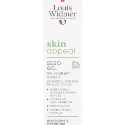 Louis Widmer Skinappeal Sebo Gel Zonder Parfum 30 ML