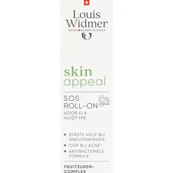 Louis Widmer Skinappeal Sos Roll-On Zonder Parfum 10 ML