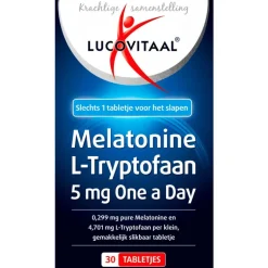 Lucovitaal Melatonine L-Tryptofaan 5mg