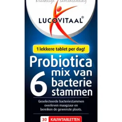 Lucovitaal Probiotica Mix Van 6 Bacterie Stammen Kauwtabletten
