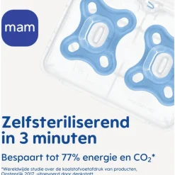 MAM Comfort Fopspenen 0-3 maanden Blue 2 stuks