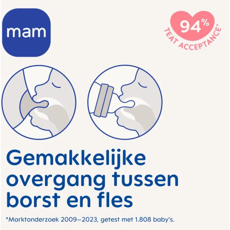 MAM Flesspeen Maat X2 stuks