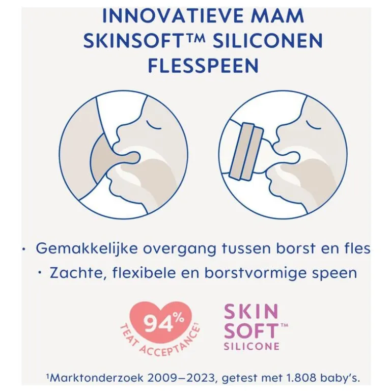 MAM Flesspeen Maat X2 stuks