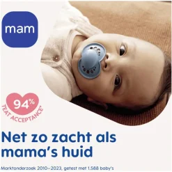 MAM Original Fopspenen 16+ maanden Blue 2 stuks