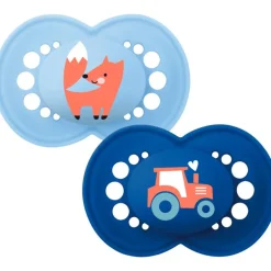 MAM Original Fopspenen 6-16 maanden Blue 2 stuks
