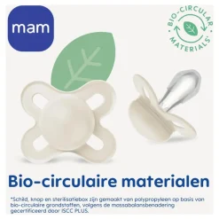 MAM Original Fopspenen Start 0-2 maanden Plain Pink 2 stuks