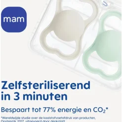 MAM Supreme Fopspenen 6-16 maanden Blue 2 stuks