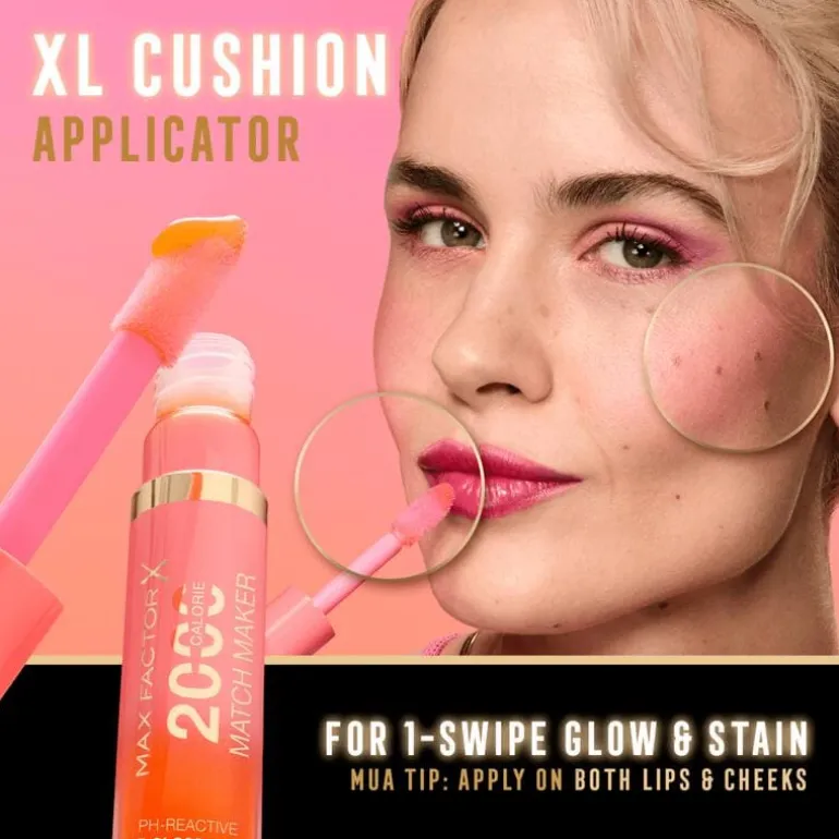 Max Factor 2000 Calorie PH Match Maker Lipgloss - Peach - 000 Bubbly