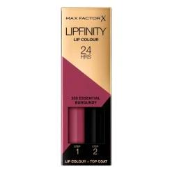 Max Factor Lipfinity Lip Colour Lipstick 330 Essential Burgundy