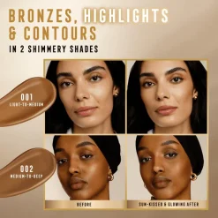 Max Factor Miracle Pure Golden Glow Bronzer 001 Light To Medium 15 ML