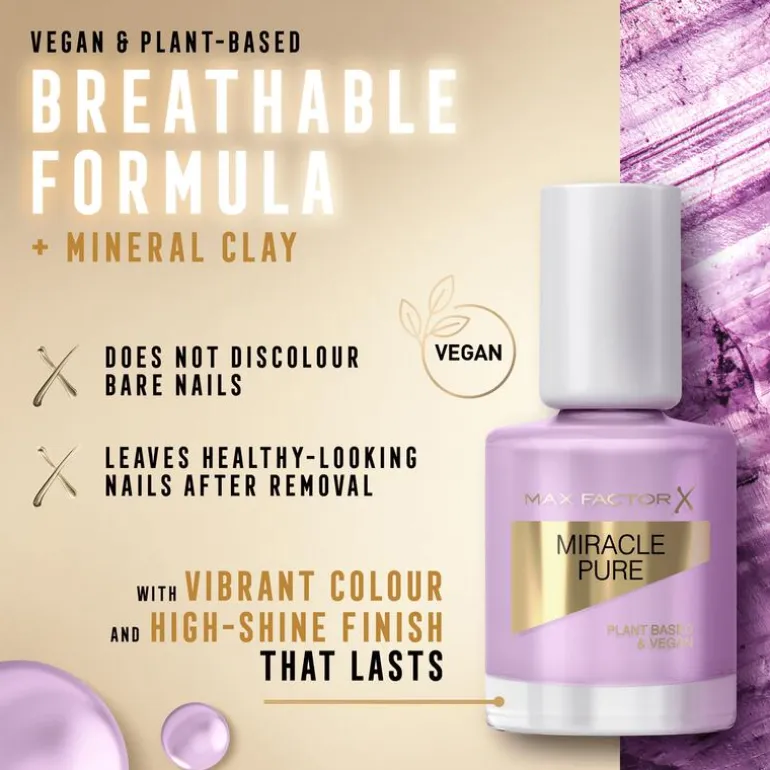 Max Factor Miracle Pure Nagellak 335 Serene Amethyst 12 ML