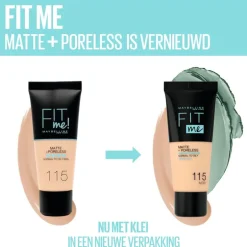 Maybelline Fit Me Matte & Poreless 334 Warm Tan