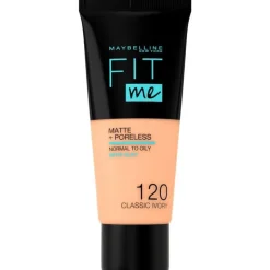 Maybelline New York Fit Me Matte + Poreless Foundation 120 Classic Ivory 30 ML