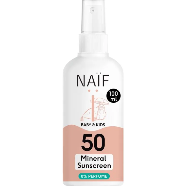 Naïf Baby & Kids Zonnebrandspray Parfumvrij SPF50 100 ML