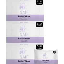 Naïf Plasticvrije Lotion Billendoekjes 24x54 stuks