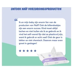 Naïf Plasticvrije Lotion Billendoekjes 24x54 stuks