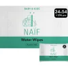 Naïf Plasticvrije Water Billendoekjes 24x54 stuks