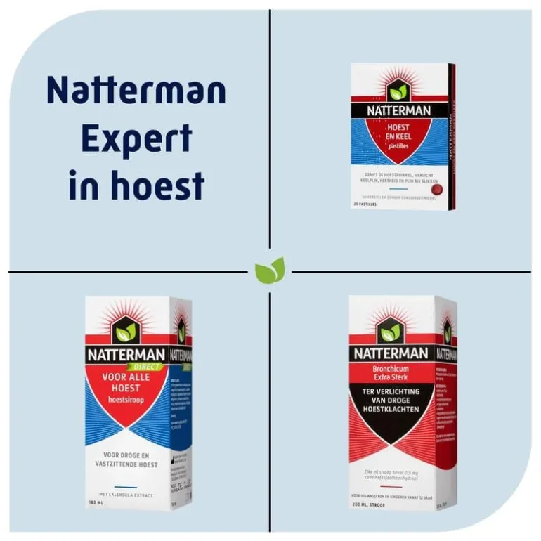 Natterman Droge Hoest & Keelpijn 150 ML