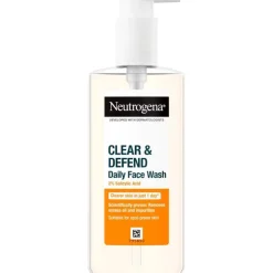 Neutrogena Clear & Defend Daily Face Wash Acne en Onzuivere Huid 200 ML