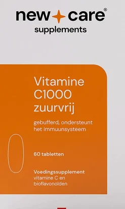 New Care Vitamine C1000 Zuurvrij Tabletten 60 stuks