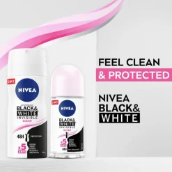 NIVEA Black & White Invisible Original Deodorant Spray 100 ML