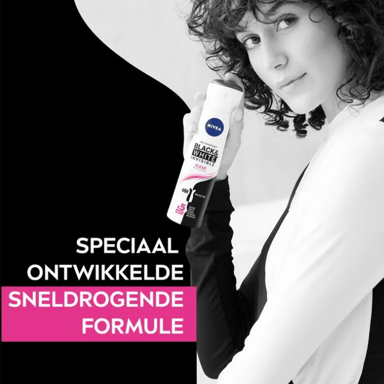 NIVEA Black & White Invisible Original Deodorant Spray 200 ML