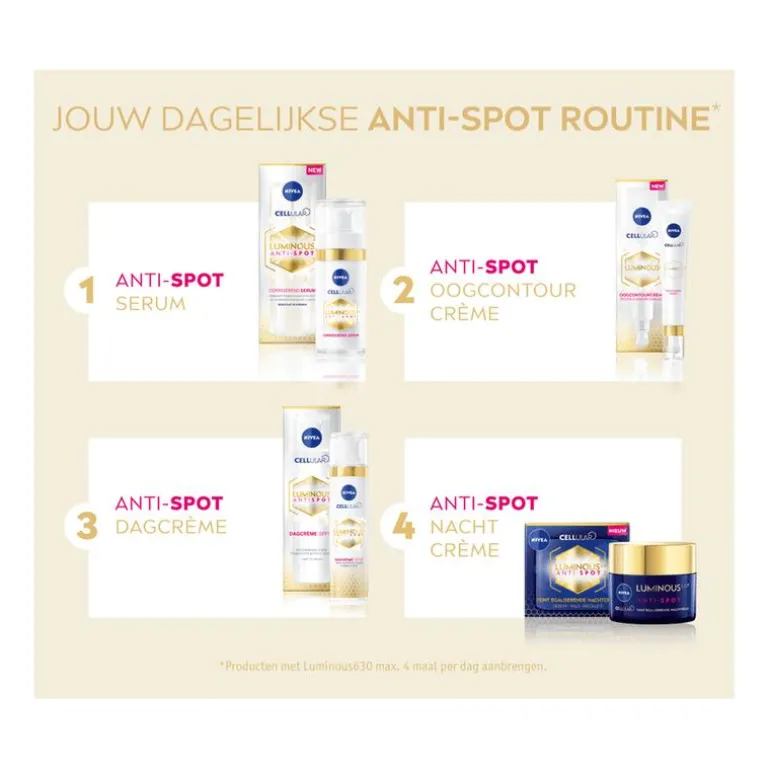 NIVEA Cellular Luminous630 Anti-Spot Nachtcrème 50 ML