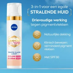 NIVEA Cellular Luminous630 CC Fluid SPF30 Light 40 ML