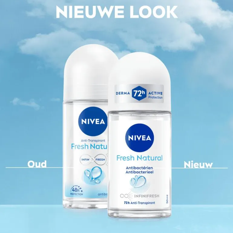 NIVEA Fresh Natural Deodorant Roller 50 ML