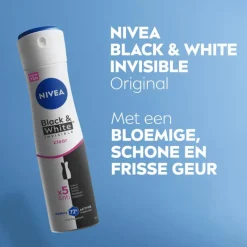 NIVEA Invisible Black & White Original Deodorant Spray 150 ML
