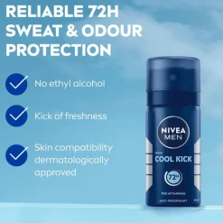 NIVEA MEN Cool Kick Deodorant Spray Mini 35 ML