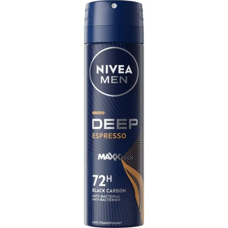 NIVEA MEN Deep Black Carbon Espresso Deodorant Spray 150 ML